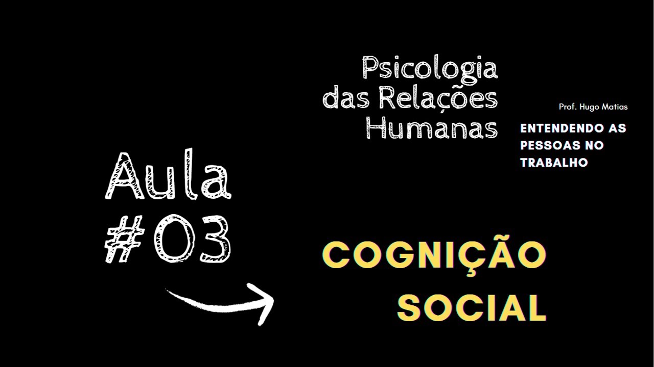 Cognição e percepção social
