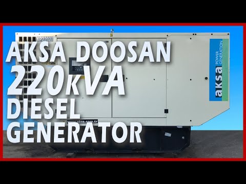 Aksa Doosan Diesel Generator 220kVA – XP22027 Test #perkins | #fgwilson Authorised Dealer