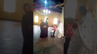 During holy communion today