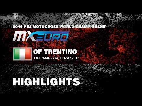 EMX250 Race 1 Highlights Round of Trentino 2016