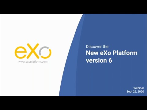 eXo Platform video/presentation/materials