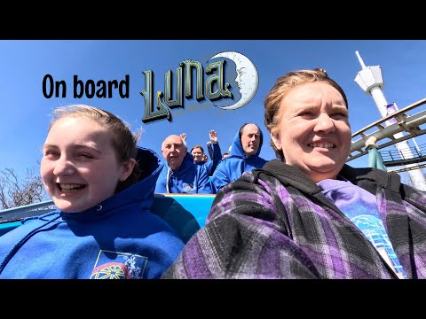 Rebecca on board LUNA at Liseberg (April 2023)