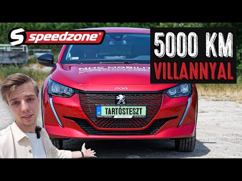 Peugeot e-208 Tartósteszt: 5000 km villannyal - Speedzone teszt