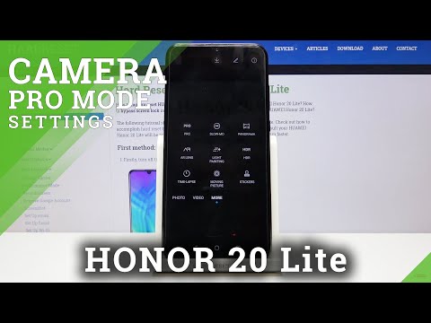 How to Use Camera Pro Mode in Honor 20 Lite?