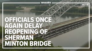 Sherman Minton won't be open before Monday rush hour traffic, officials say