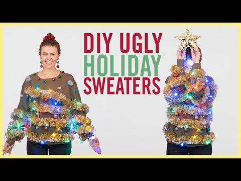 STYLE | 3 Ugly Holiday Sweater DIY's That'll Win Every...