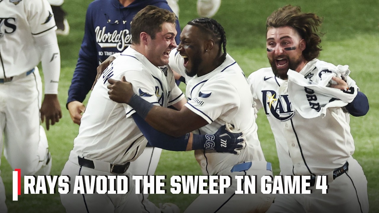 World Series Game 4 Reaction ⚾ Rays walk off in extra to stay alive | ESPN MLB