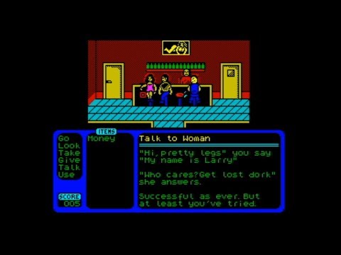 ZX Larry / Leisure Suit Larry Remake (2019) Walkthrough / Kempston mouse + Review, ZX Spectrum