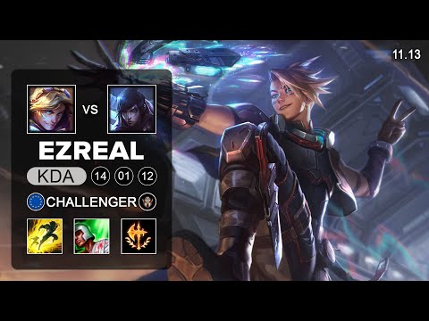 Ezreal ADC vs Aphelios - EUW Challenger Patch 11.13