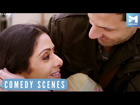 श्रीदेवी अपने बॉयफ्रेंड की बाहों में | English Vinglish Best Movie Scenes | Sridevi, Mehdi Nebbou