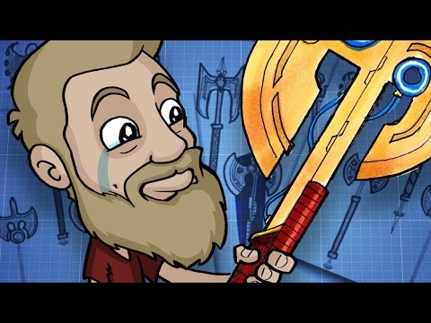 DESIGNING an EPIC WEAPON Axe Collab with Punished Props