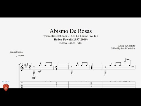 Abismo De Rosas by Baden Powell - Guitar Pro Tab