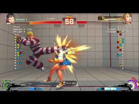 Super Street Fighter IV AE2012 - dnm3rd (Cody) Vs Uryo (Sakura)