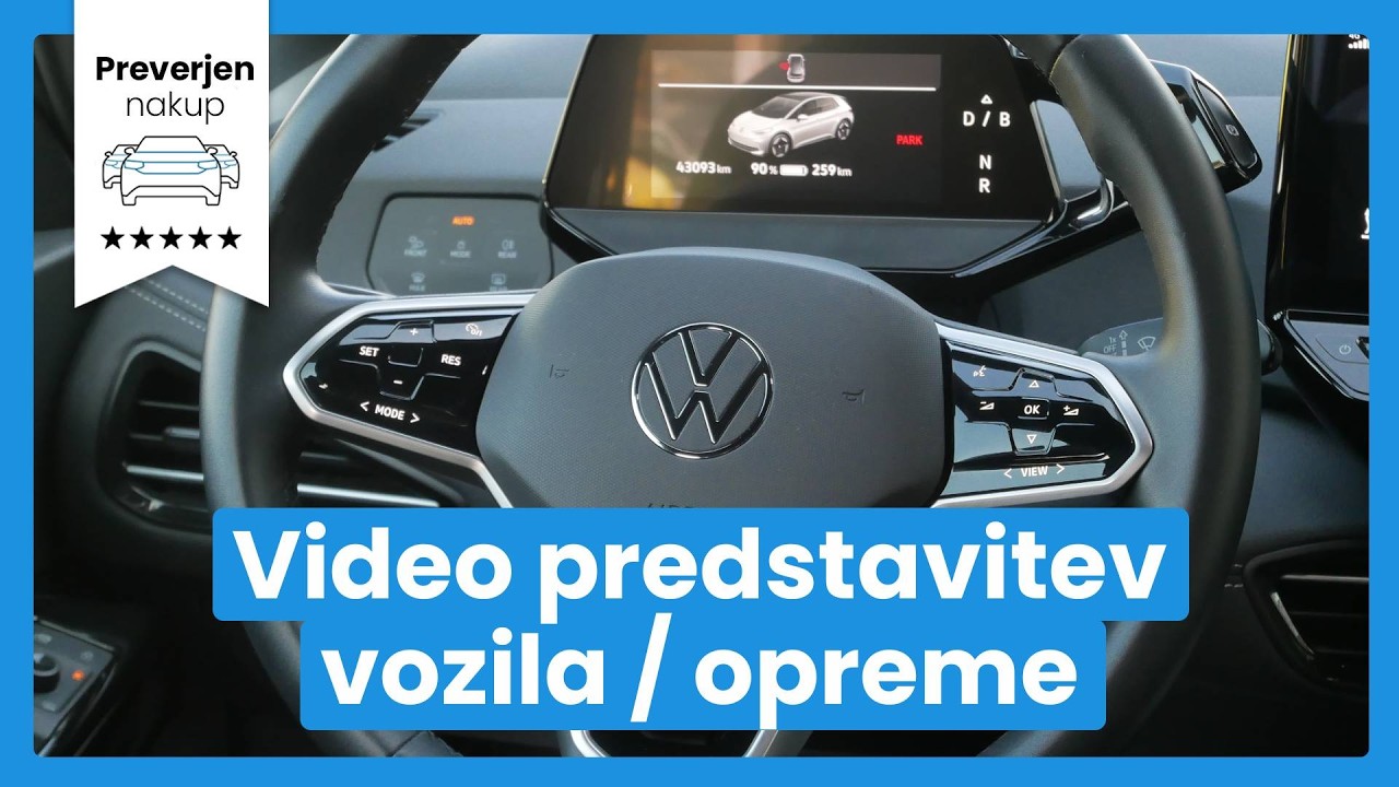 Volkswagen ID.3 Pro bat. 58 kWh - SLOVENSKO VOZILO