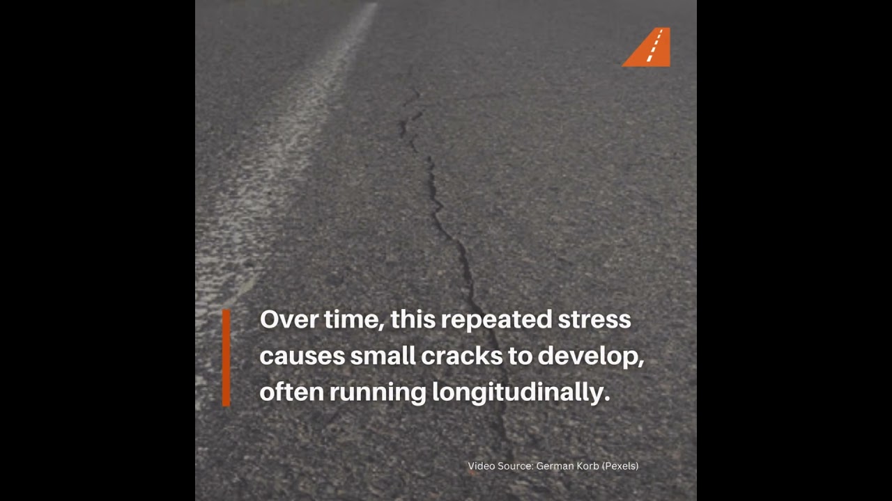 Why do fatigue cracks form an alligator pattern #civilengineering #pavementmanagement #construction