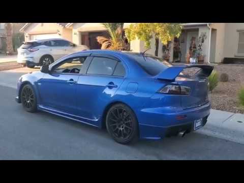 Mitsubishi Evo X ETS Extreme V3 Exhaust, Fly by, Takeoff