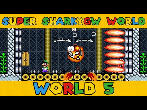 World 5 - Super SharkyGW World - Super Mario Maker 2