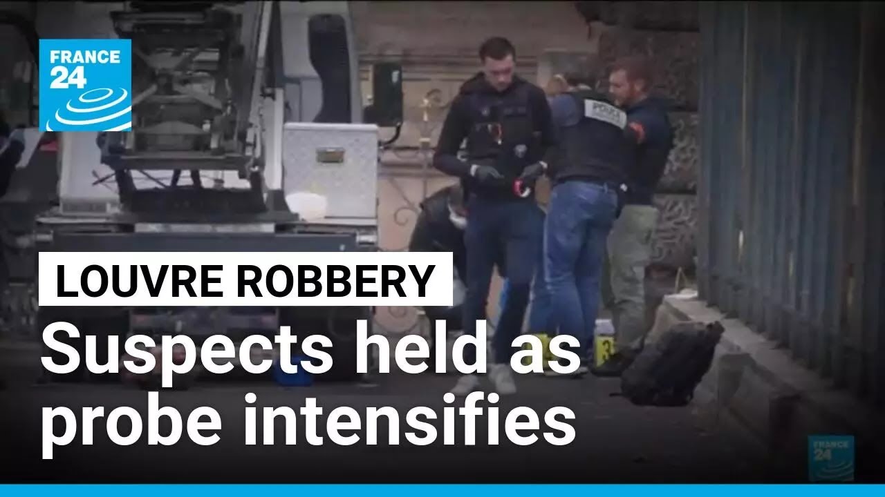 Louvre robbery suspects held as investigation intensifies • FRANCE 24 English