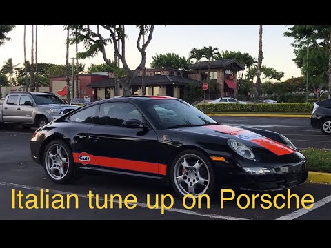 itailian tune up in a porsche, to the farside of the Island