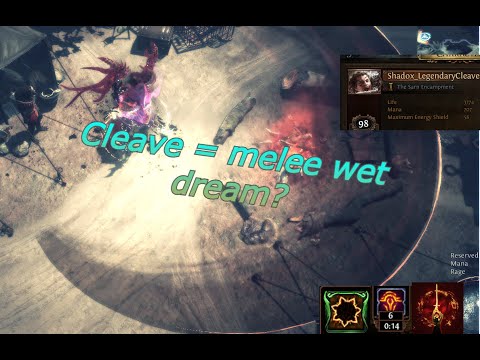 【Shadox】POE 3.20 You can actually destroy any content with Vaal Cleave?