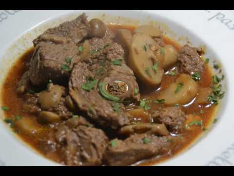 Boeuf champignons vin rouge recette cookeo