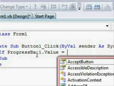 Visual Basic Net Tutorial 3 Progressbars