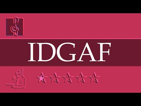 Guitar Mandolin Ukulele Banjo Chords Tutorial - IDGAF - Dua Lipa (Sheet Music)