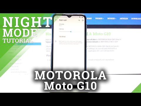 How to Enable Eye Comfort Mode in MOTOROLA Moto G10 – Find Night Mode Options