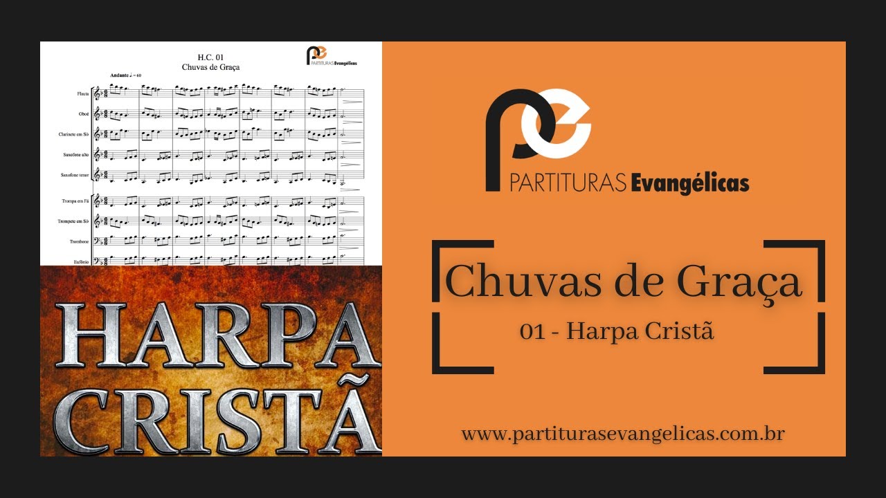 Harpa Cristã 01 - Chuvas de Graça | Partituras Evangélicas