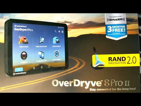 New GPS Rand McNally OverDryve 8 Pro 2 vs Rand McNallyTND740 First Impression