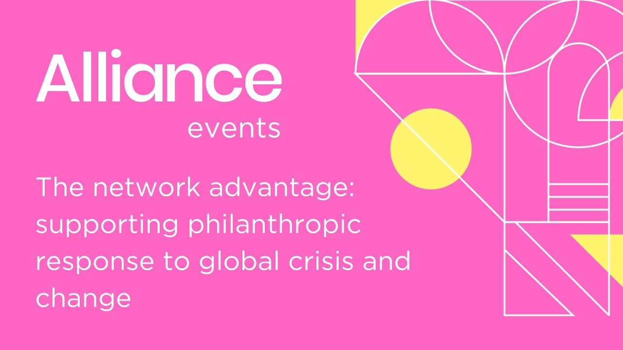 The network advantage supporting philanthropic response to global crisis and change