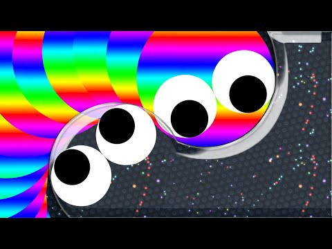 SLITHER.IO - EPIC SLITHER.IO SNAKE GAMEPLAY - INVISIBLE NINJA SKIN - RECORD