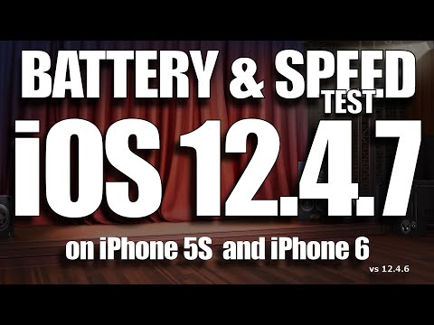 iOS 12.4.7 Battery and Speed Test on iPhone 6 and iPhone 5S