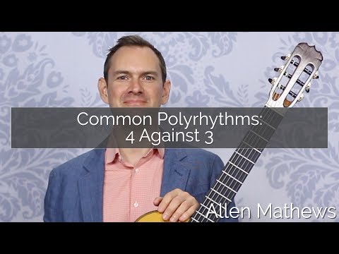 Common Polyrhythms:  4 Against 3, or 3 Against 4. How to count polyrhythms