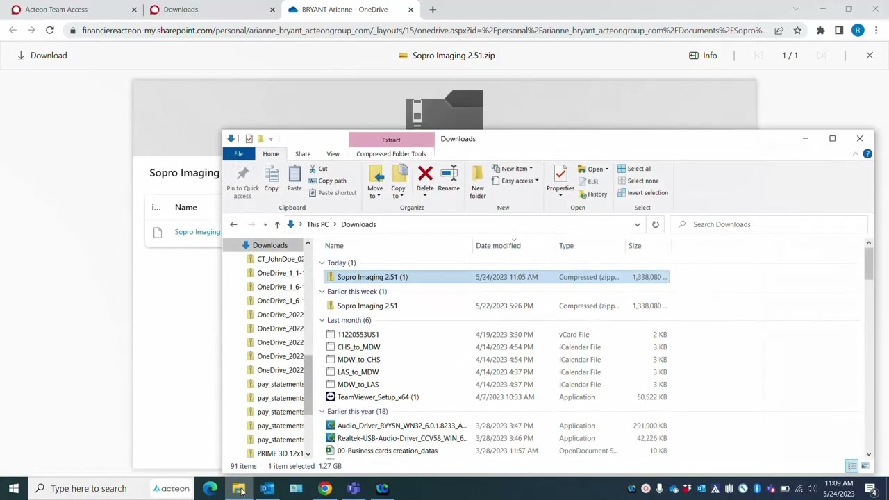 How to download drivers for the Acteon Sopix2 sensor