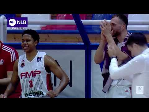 Powerful dunk by Ognjen Matović (FMP Soccerbet – Mornar-Barsko zlato, 15.4.2023)