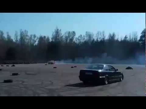 Jony bmw E38 M60 V8 Drift Imola rot 730i Burnout Rev