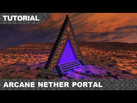 Minecraft Arcane Nether Portal Tutorial & Download