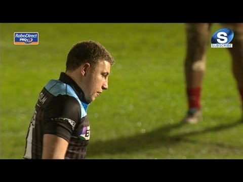 Duncan Weir 3rd Penalty  - Glasgow Warriors v Scarlets 22nd March 2014