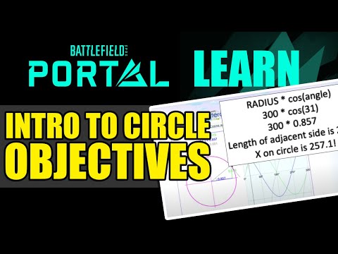 Intro to Circle Objectives - Battlefield 2042 Portal Rules Editor #BattleRoyale Some Maths
