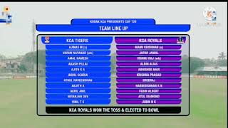 Kerala T20 Series | KCA T20 match highlights | Royals vs Tigers Match Highlights | Kerala Cricket |