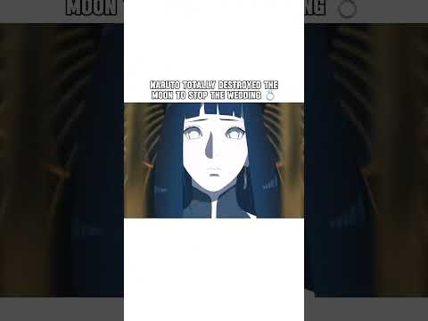 Naruto totally destroyed the moon for hinata 🥶 #naruto