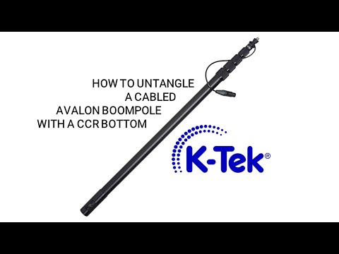 HOW TO UNTANGLE A CABLED AVALON BOOMPOLE WITH A CCR BOTTOM