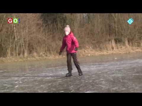 Eindelijk weer schaatspret op natuurijs. - RTV GO! Omroep Gemeente Oldambt