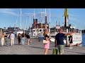 Sweden Stockholm Strandvägen View Summer Urban Life In Stockholm