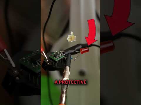 1mm vs 100W! #electronics #engieering #high #voltage #shock #arc #diode #protection