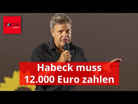 Habeck muss 12.000 Euro zahlen: Unzutreffende Tatsachen über BSW und Wagenknecht