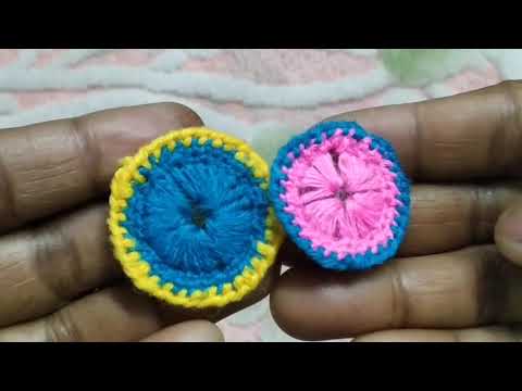Amazing Button Flower Trick - Make Beautiful Flower Hand Stitch with Yarn and Button - Sewing Hack