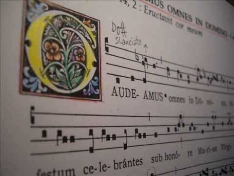 Canto Gregoriano, GAUDEAMUS OMNES IN DOMINO, Giovanni Vianini, Schola Gregoriana   Mediolanensis, Milano, Italia
