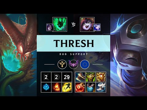 Thresh Support vs Lulu - EUW Master Patch 14.15